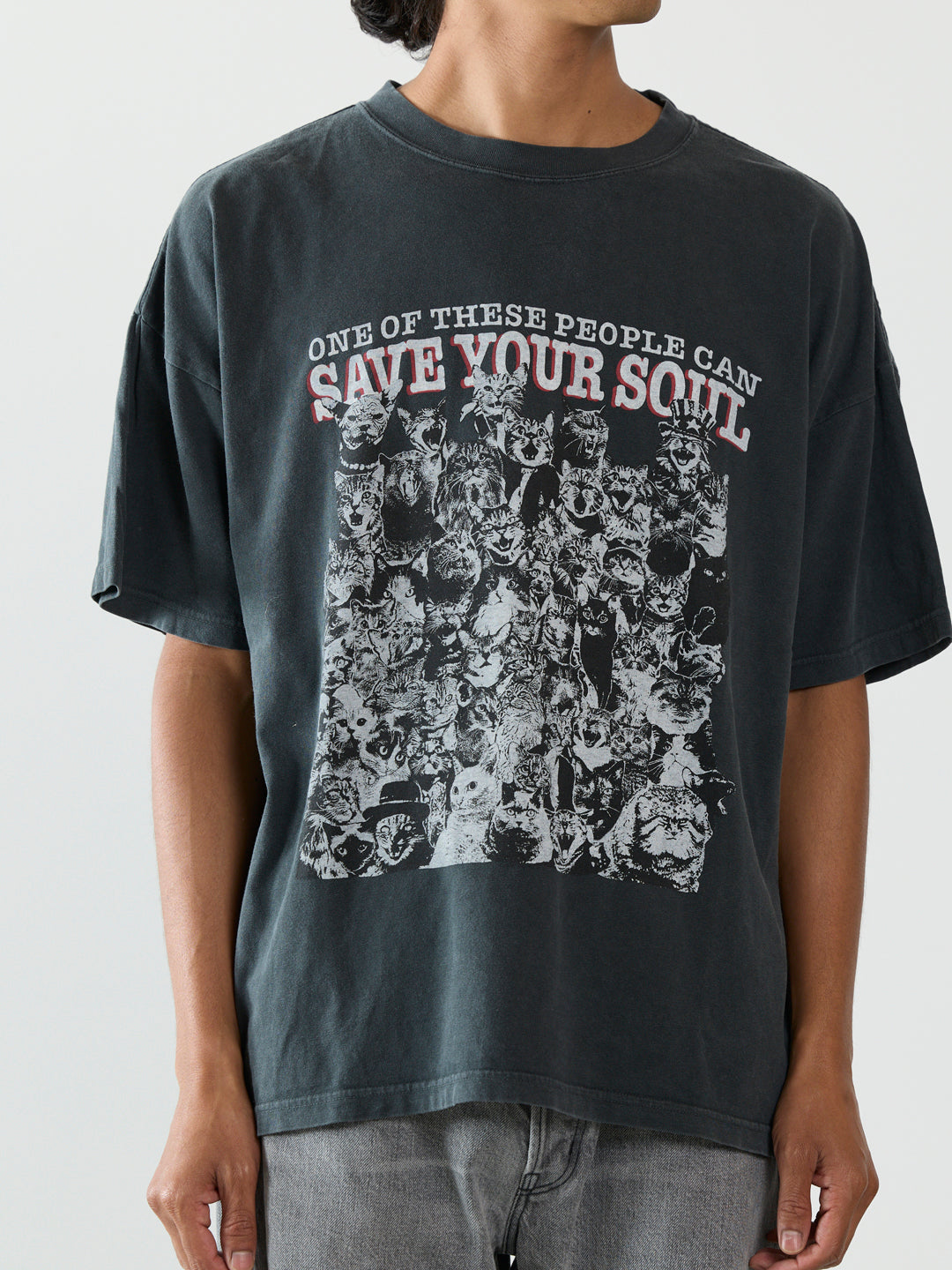 HARD SP加⼯20/天竺BIGサイズT(SAVE YOUR SOUL)
