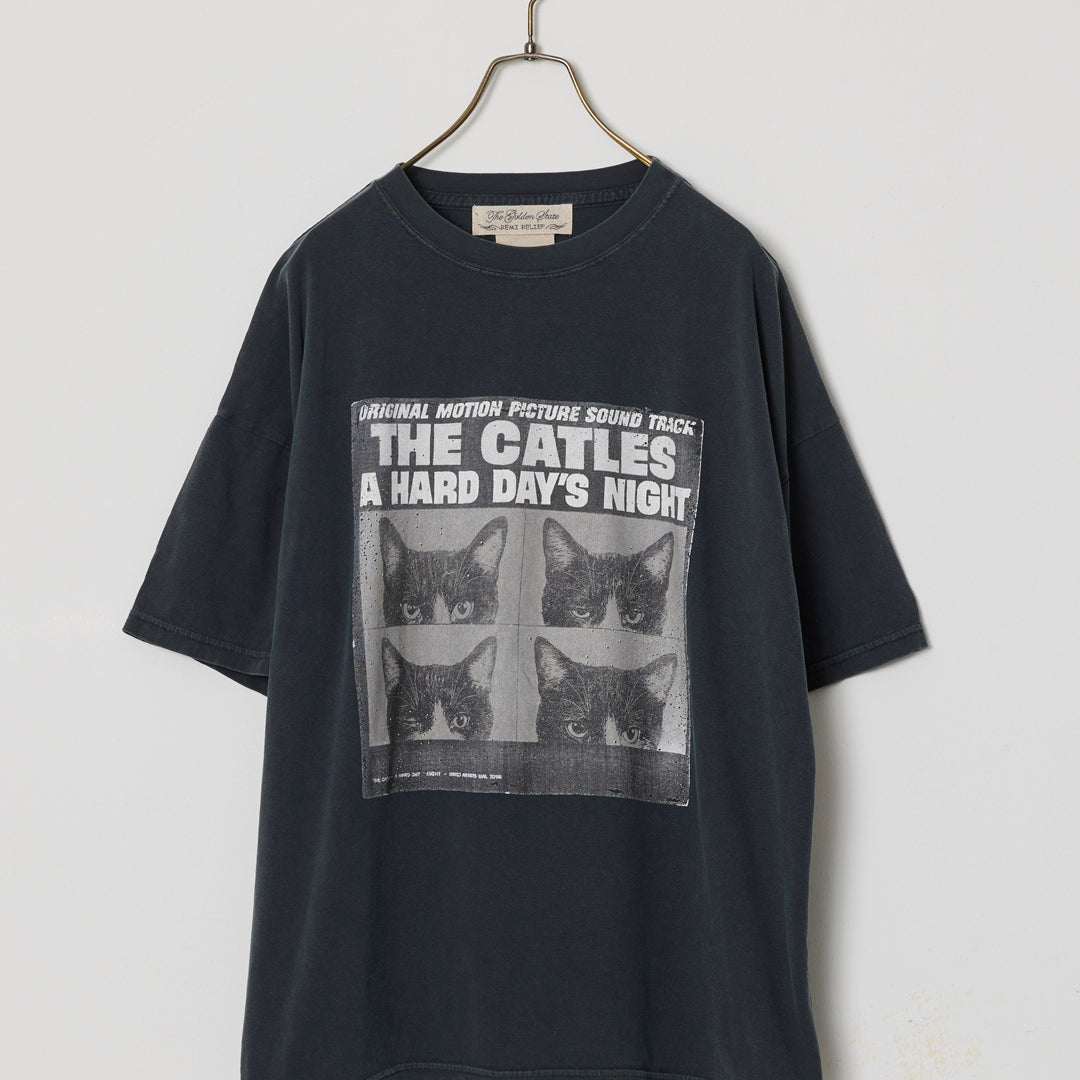 HARD SP加⼯20/天竺BIGサイズT(THE CATLES)