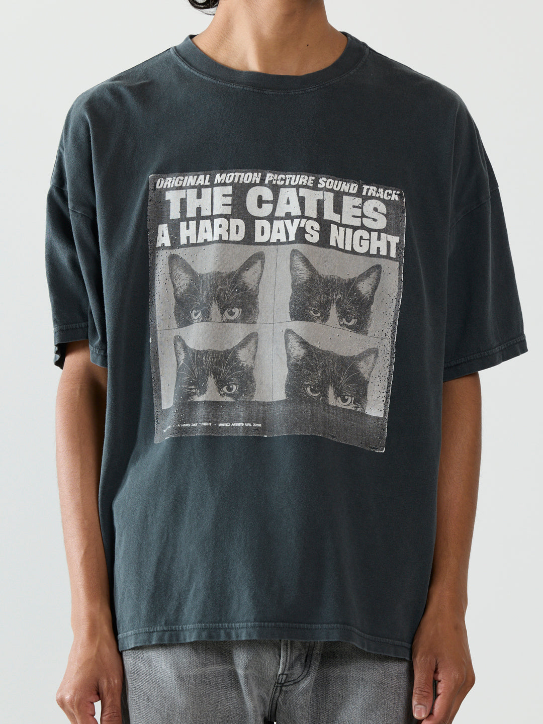 HARD SP加⼯20/天竺BIGサイズT(THE CATLES)