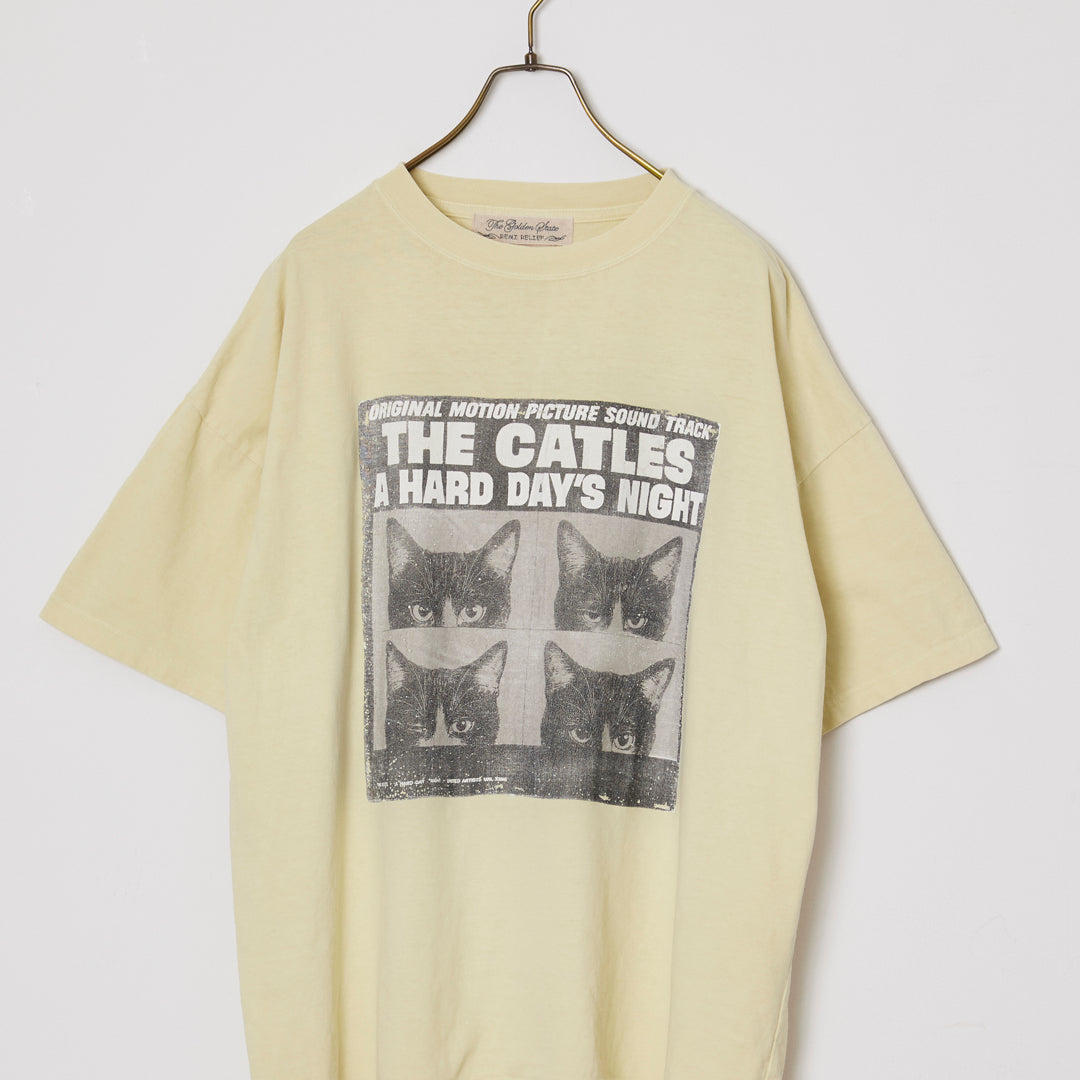 HARD SP加⼯20/天竺BIGサイズT(THE CATLES)