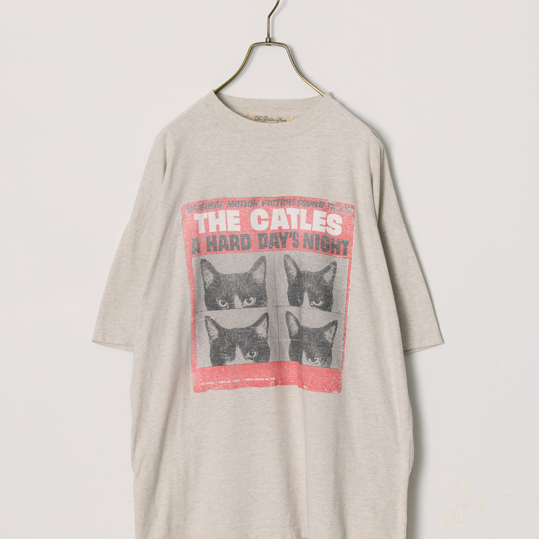 HARD SP加⼯20/天竺BIGサイズT(THE CATLES)