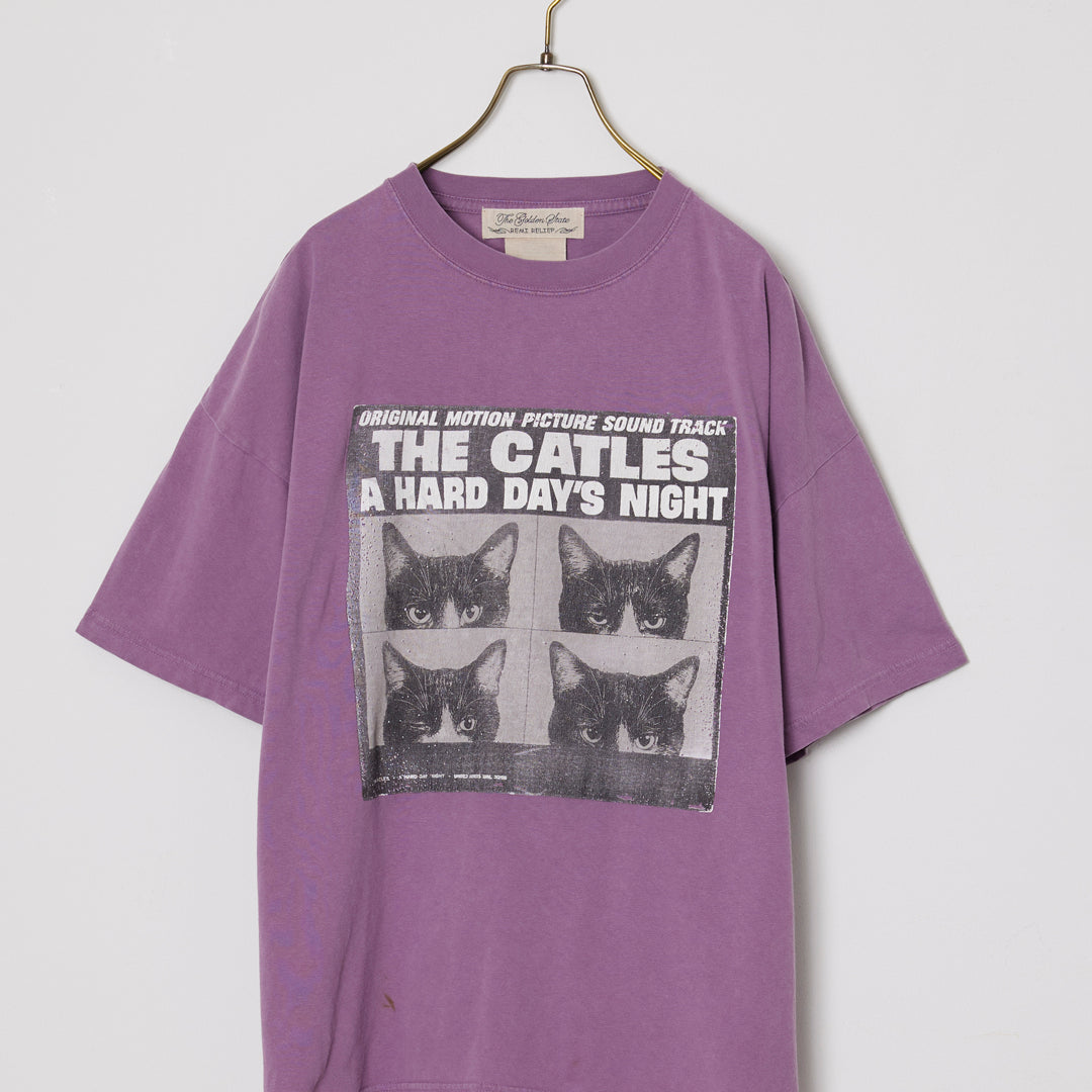 HARD SP加⼯20/天竺BIGサイズT(THE CATLES)