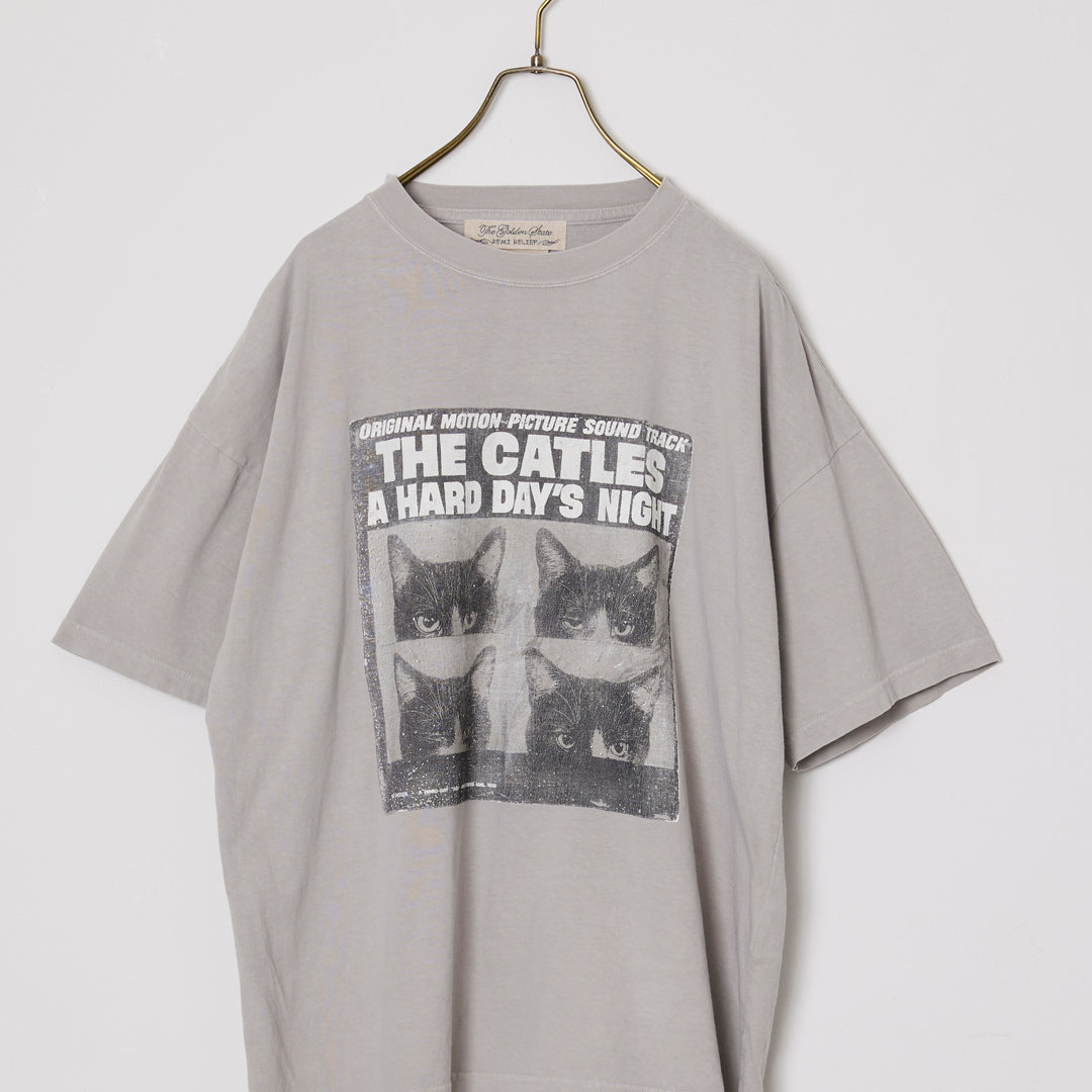 HARD SP加⼯20/天竺BIGサイズT(THE CATLES)