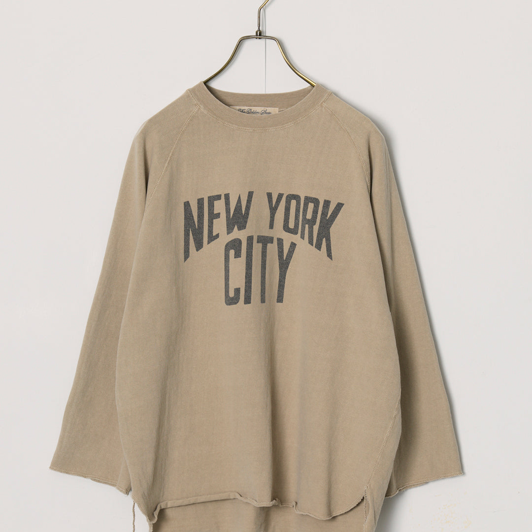 SP加⼯8/天竺ラグラン7分袖T(NEW YORK CITY)