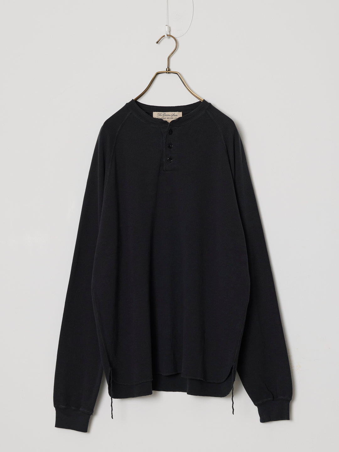 W-tuck Henley Neck Long Sleeve T-shirt 27SS