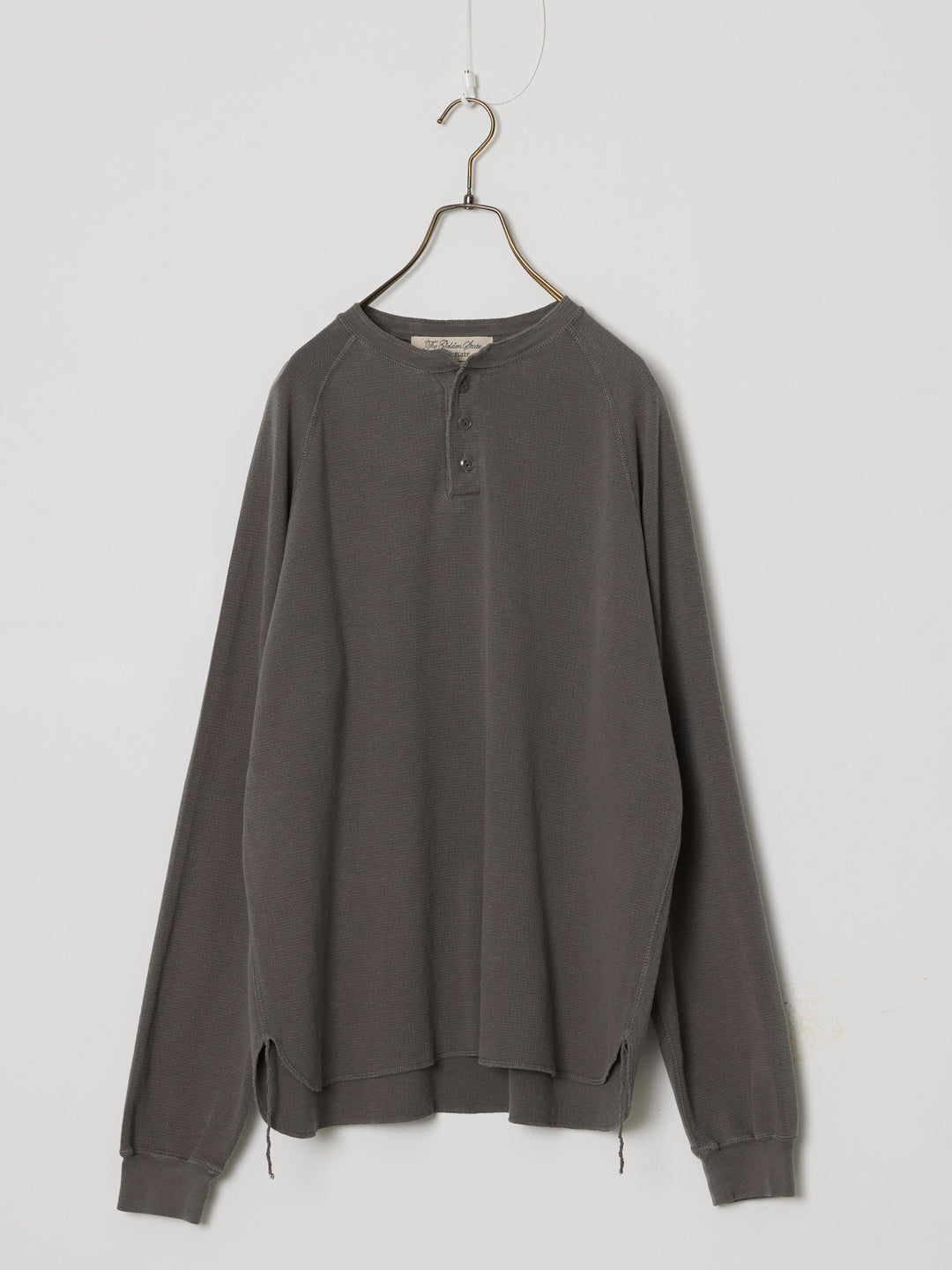 W-tuck Henley Neck Long Sleeve T-shirt 27SS