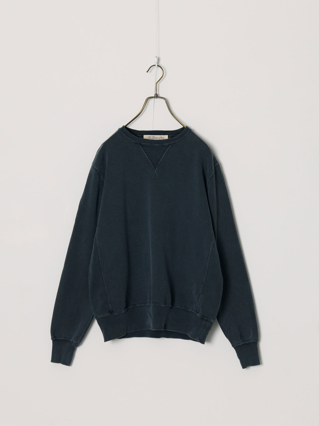 SP加⼯裏⽑クルー(無地) 27SS