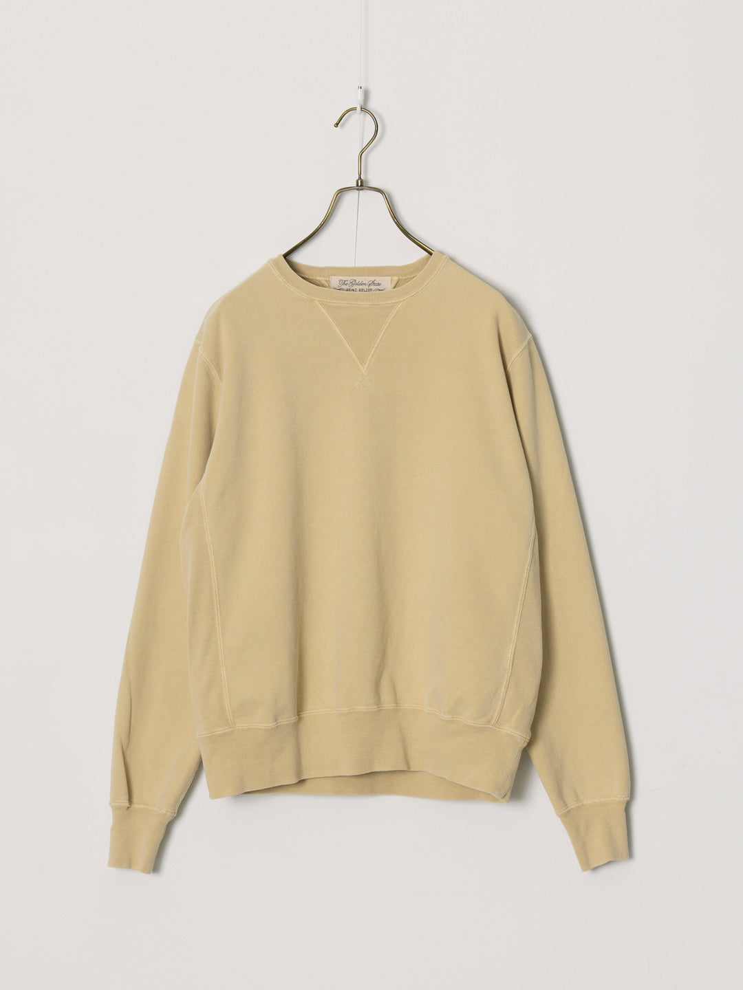 SP加⼯裏⽑クルー(無地) 27SS