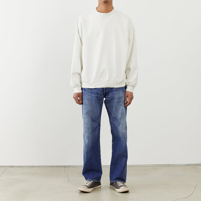 Double SP processing fleece crew (plain)