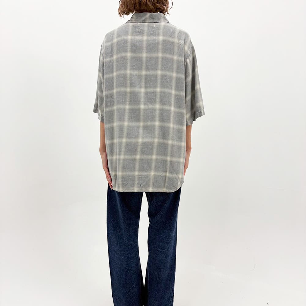 レーヨンツイルオンブレS/Sシャツ