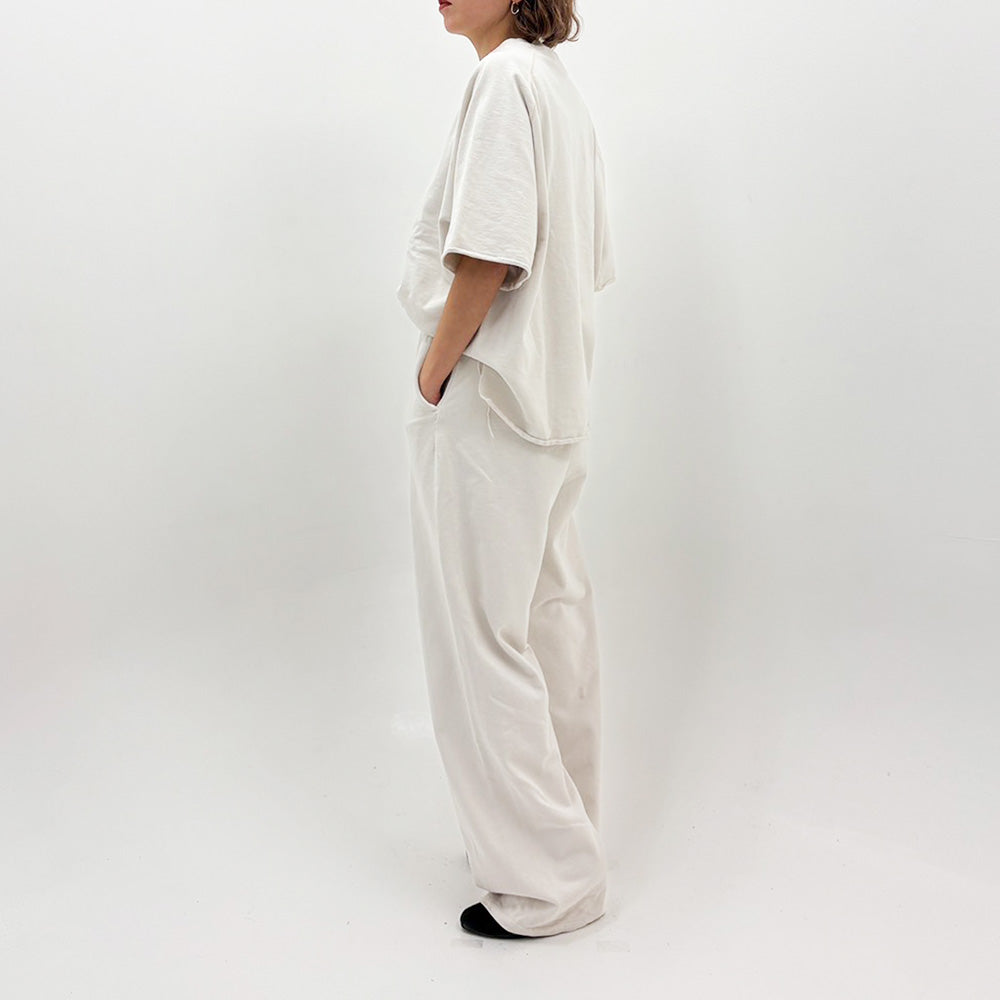 SP加⼯スーピマ裏⽑ラグランS/Sクルー