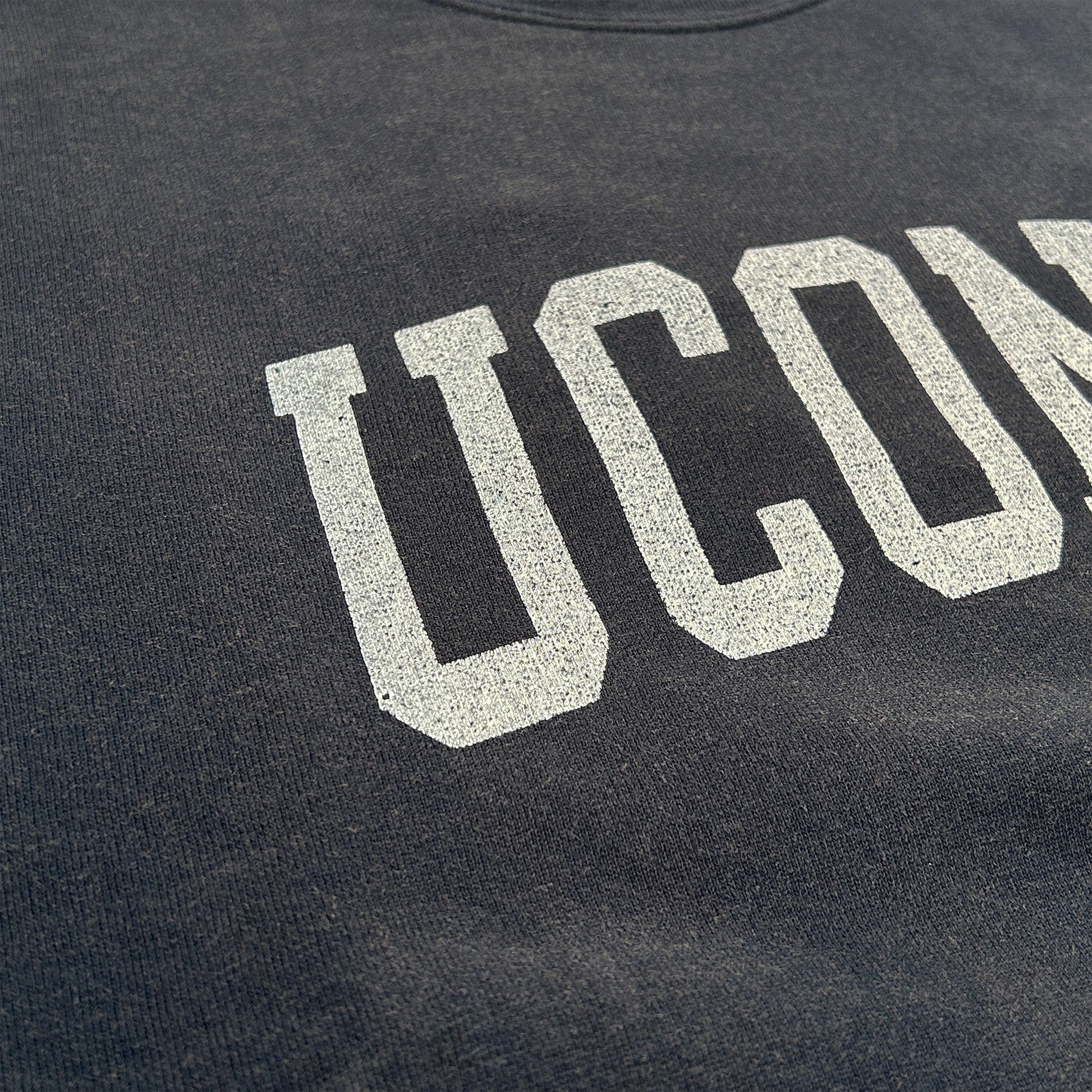 Tanned &amp; painted fleece crew (UCONN)