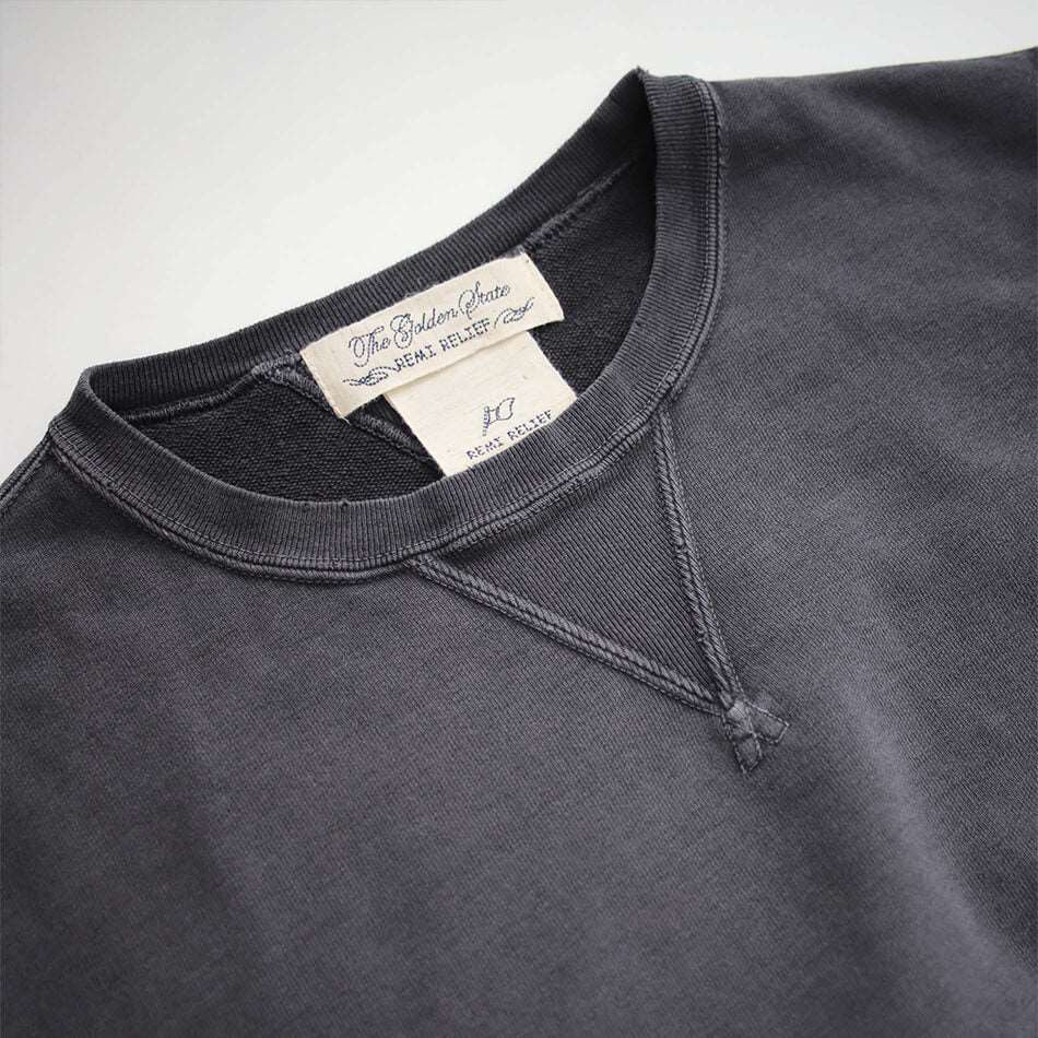 SP加⼯裏⽑クルー(無地) 27SS