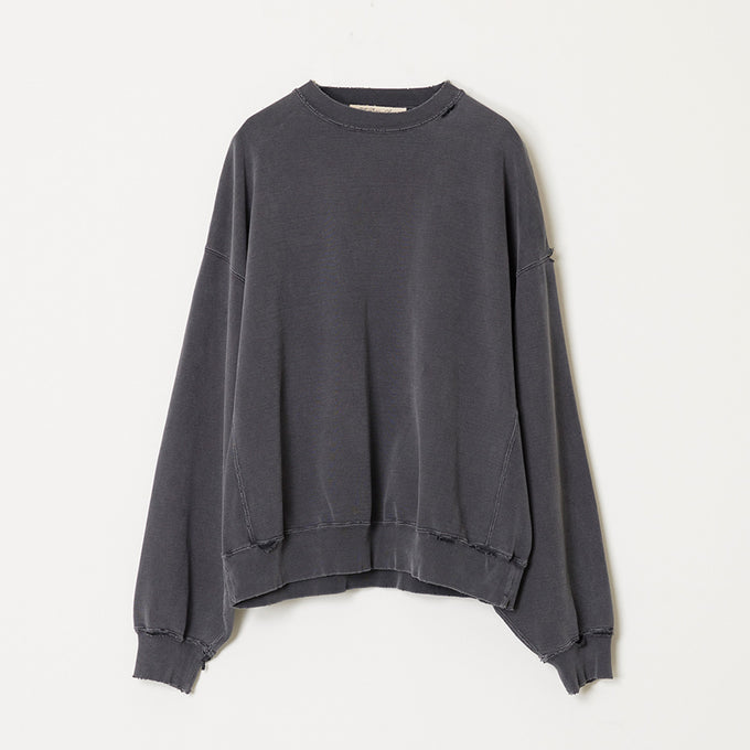 Double SP processing fleece crew (plain)